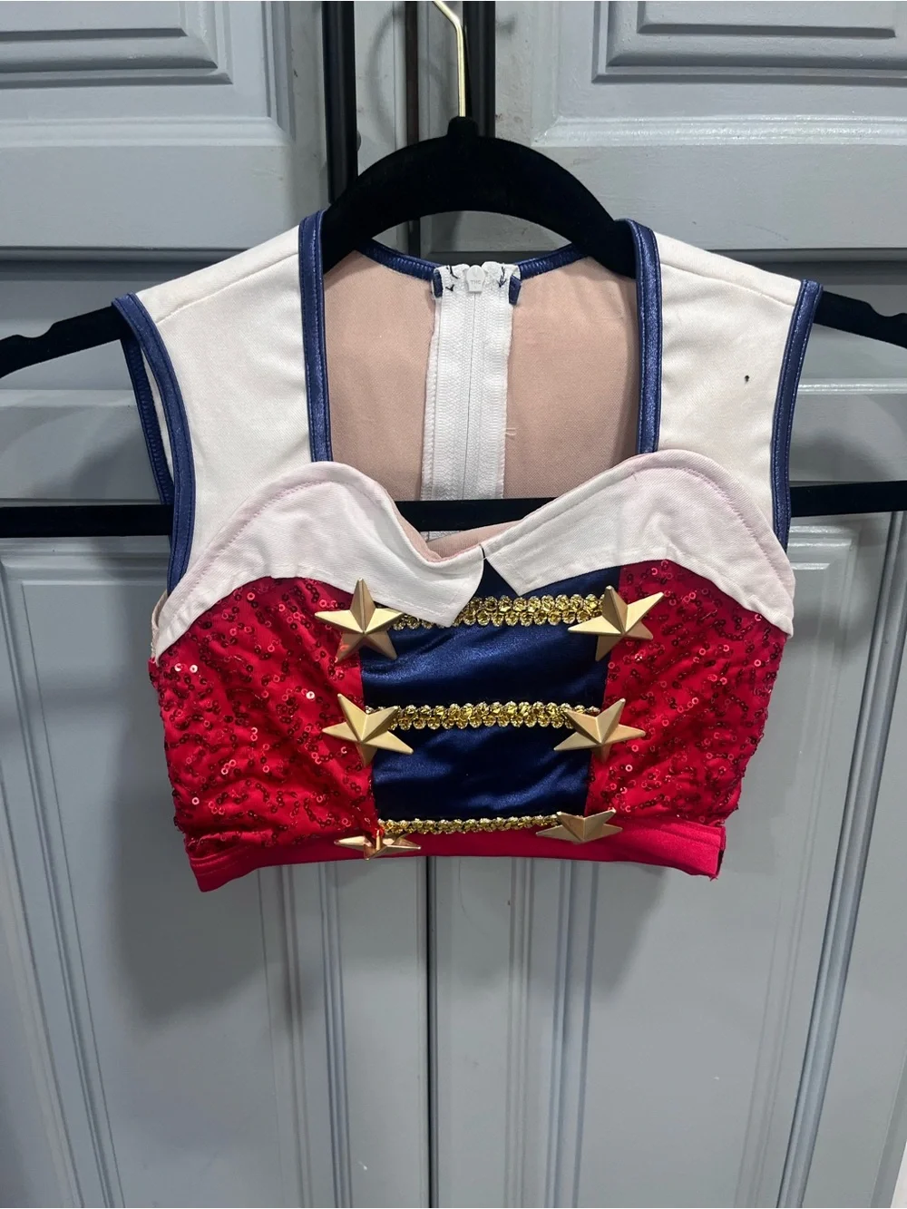 Weissman Style 11756  Patriotic Red Navy White Child Small/Intermediate